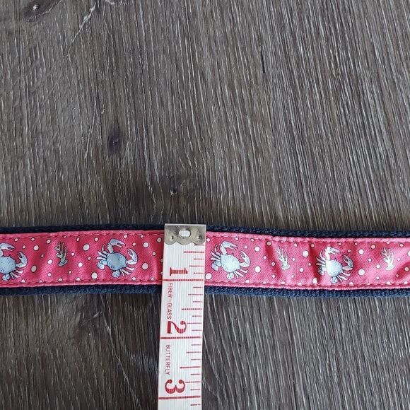 Vineyard Vines Crabs Canvas Club Belt 28 - Picture 7 of 7